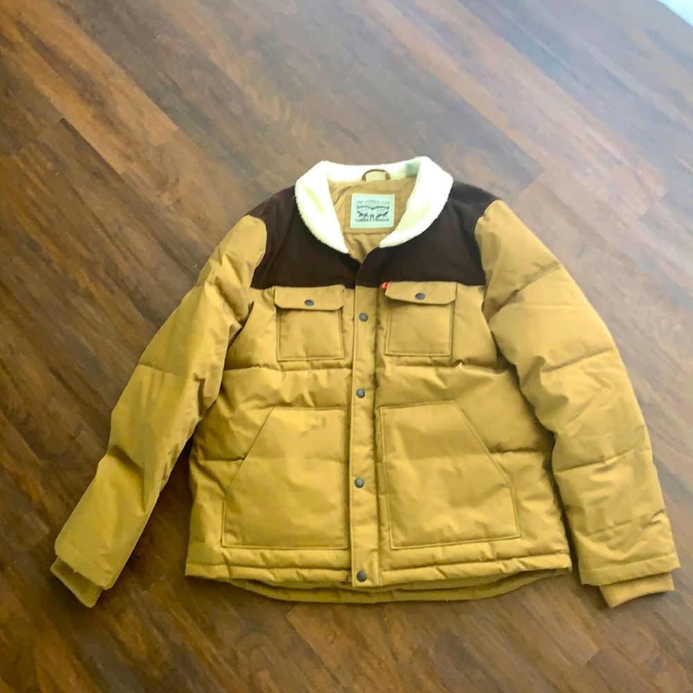 Brand new Levi Strauss Sherpa collar winter jacket